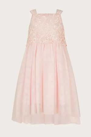 Monsoon Anna Lace Bodice Maxi Dress3 lat (98 cm)