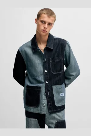 HUGO BOSS Relaxed-Fit Denim OvershirtXL