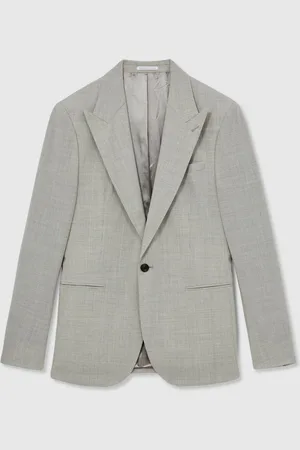 Reiss Slice Single-Breasted Check Suit Blazer Slim-Fit40 R