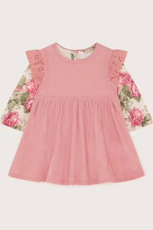 Monsoon Newborn Betsy Floral Top and Pinafore Dress Set8086 cm