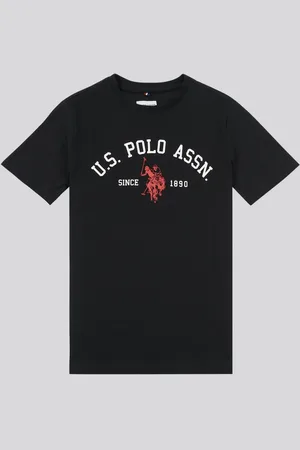 U.S. Polo Assn. U. S. Polo Assn. Boys 100% Cotton Signature Arch Print T-Shirt122128 cm