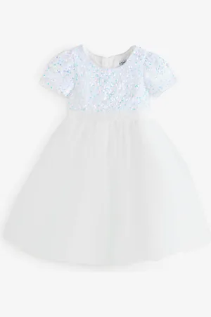 IAME Girls Party White Dress116122 cm