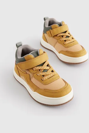 Next Elastic Lace Touch Fastening High Top TrainersEU 28 (UK 10)