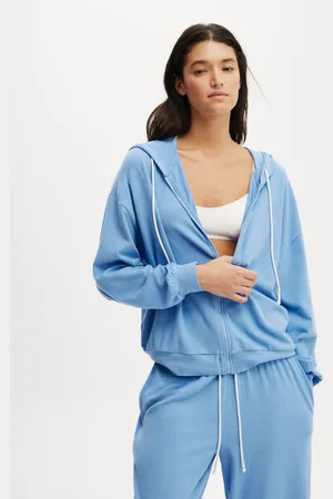 Cotton On Light Weight Super Soft Hooded Zip Through SweatshirtM