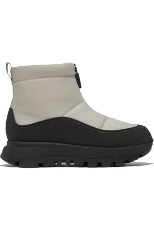 FitFlop Neo-D-Hyker Waterproof Zip Front Padded Black BootsEU 37 (UK 4)