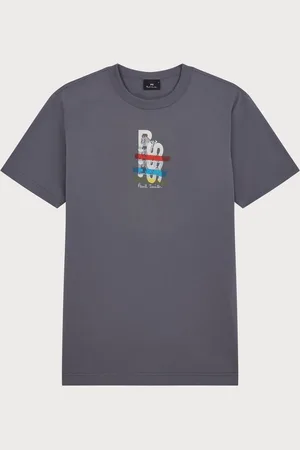 Paul Smith Regular Fit Grey Logo 100% Cotton T-ShirtXL