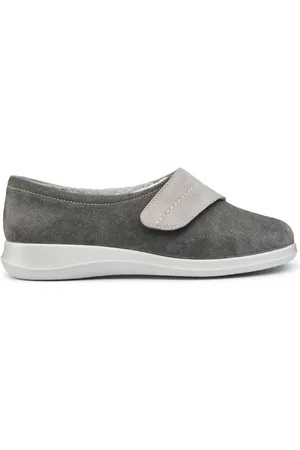 Hotter Regular Fit Wrap Touch Fastening SlippersEU 42 (UK 8)