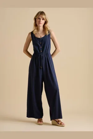 Brakeburn Embroidery Drawstring Tie Jumpsuit36