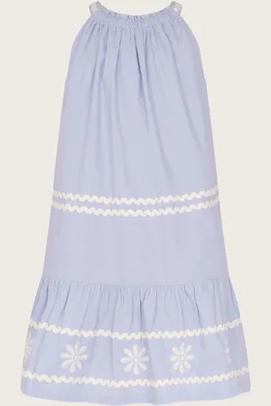 Monsoon Amalfi Floral Ricrac Sleeveless Dress146152 cm