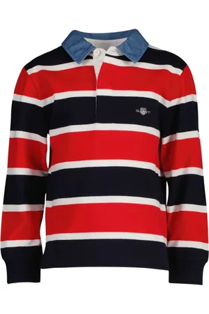GANT Striped 100% Cotton Polo Shirt7
