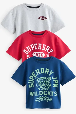 Superdry Collegiate T-Shirts 3 Pack122128 cm