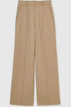 Reiss Elyn Wide Leg Side Zip Trousers46 R