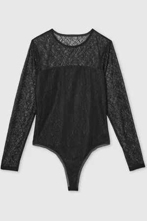 Reiss Bernice Lace Double-Layer Bodysuit34