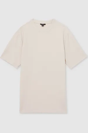 Reiss Argon Oversized Textured T-ShirtL