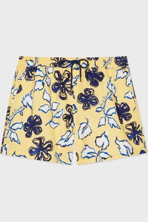 Paul Smith Yellow Printed Swim ShortsM