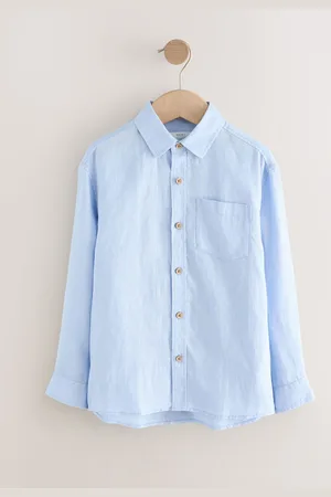 Next Long Sleeve 100% Linen Shirt (3-16yrs)4 lat (104 cm)