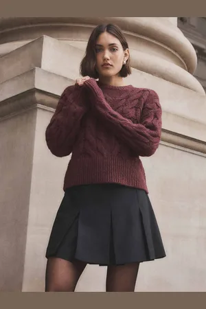 Forever New Juni Kilt Mini Skirt40