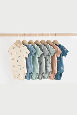 Next Baby 100% Cotton Bodysuits 7 Pack2