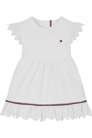 Tommy Hilfiger Broderie Anglaise Short Sleeve Dress8086 cm