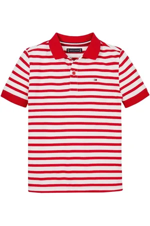 Tommy Hilfiger Flag Short Sleeve 100% Cotton Polo Shirt152158 cm