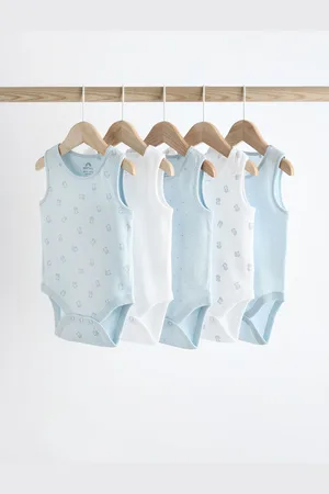 Next Baby 100% Cotton Vests 5 Pack2