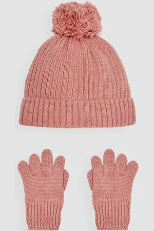 JoJo Maman Bébé Rib Hat & Gloves Set3