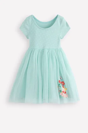 Boden Ami Appliqué Tulle 100% Cotton Dress104110 cm
