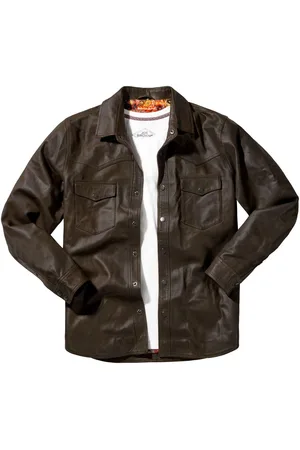 Joe Browns Vintage Western Leather ShirtM