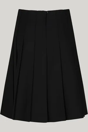 Trutex Czarna spódnica szkolna 20-calowa z zaszewkami i plisami (11-17 lat)13 lat (158 cm)