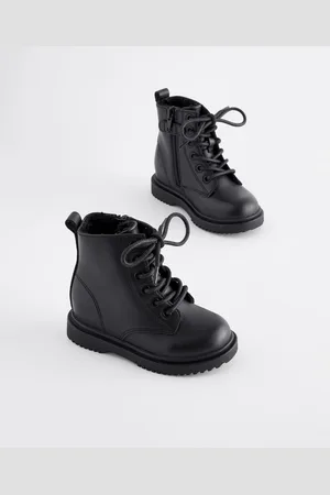 Next Leather Warm Lined Lace-Up BootsEU 24 (UK 7)