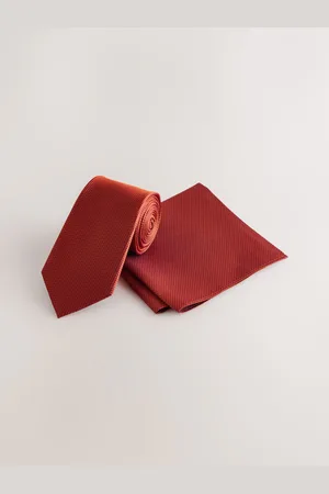Next Textured Tie And Pocket Sqaure SetJeden
