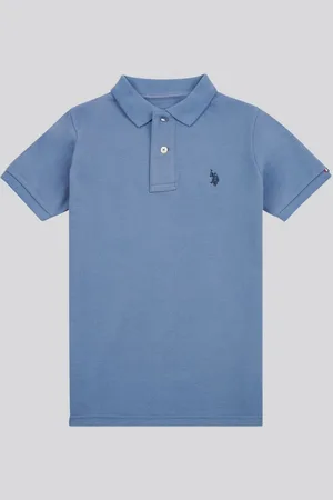 U.S. Polo Assn. U. S. Polo Assn. Boys Double Horsemen Pique 100% Cotton Polo Shirt9