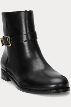 Ralph Lauren Brooke Leather Ankle BootsEU 39 (UK 6)