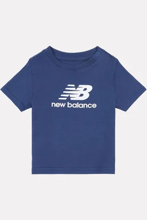 New Balance Kids Jersey Stacked Logo 100% Cotton T-Shirt7480 cm