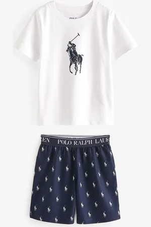 Ralph Lauren Navy 100% Cotton Pyjamas Set10 lat (140 cm)