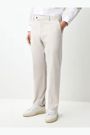 Next Slim Fit Striped Seersucker Suit Trousers46W x 31L (UK 46 R)