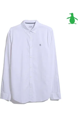 Original Penguin Oxford Stretch White ShirtXXL