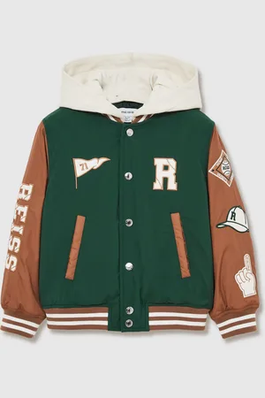 Reiss Wells Home-Run Colourblock Bomber Jacket110116 cm