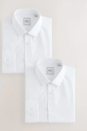 Next Easy Care Long Sleeve Single Cuff Shirts 2 Pack15 cali