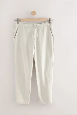 Next Cotton Linen Twill Chino Trousers34XL