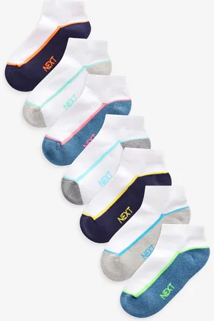 Next Cushioned Footbed Trainer Socks 7 PackUK 9-12 Jnr