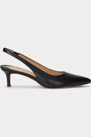 Ralph Lauren Burnished Calf Lolah Black ShoesEU 38.5 (UK 5)
