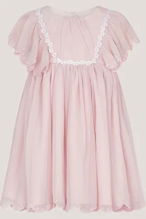 Monsoon Baby Summer Flutter Sleeve Scallop Dress9298 cm