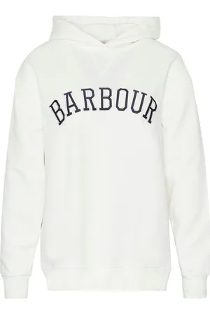 Barbour Northumb Hood Cloud/N 100% Cotton Sweat Top42