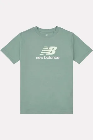 New Balance Kids Jersey Stacked 100% Cotton Logo T-Shirt7