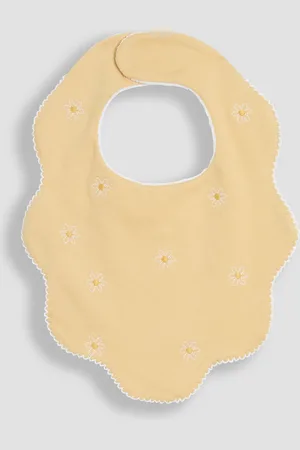 JoJo Maman Bébé 100% Cotton Scalloped BibJeden