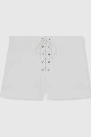 Reiss Clement Cotton Lace-Up Shorts32