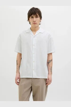 JACK & JONES Short Sleeve Striped Resort ShirtXL
