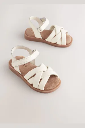 Next Leather Woven Sandals With Touch FasteningEU 19 (UK 3)