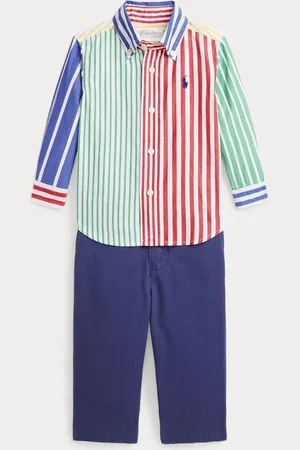 Ralph Lauren Baby Boys 100% Cotton Shirt & Chino Trousers Set3 Months (62cm)
